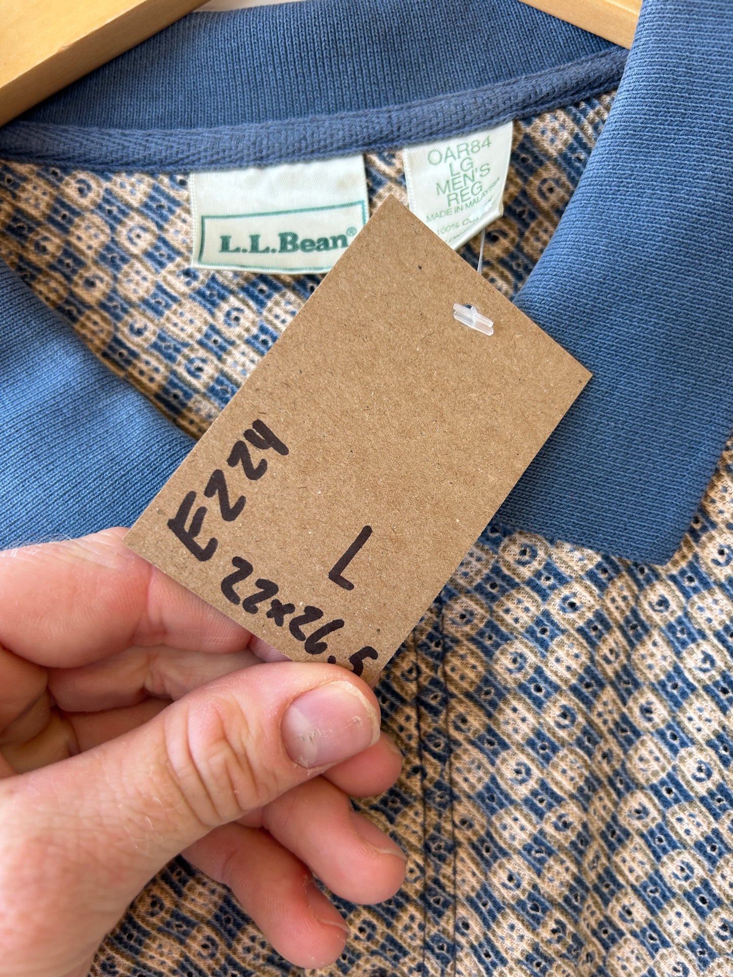 LL bean polo - L