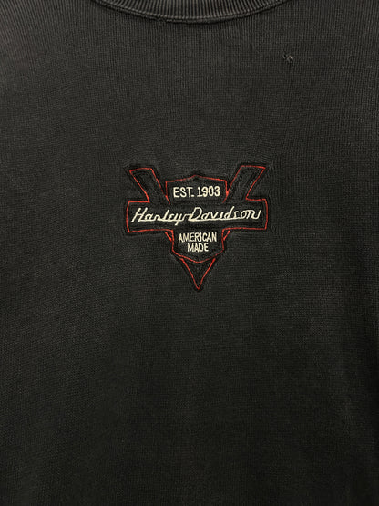 Embroidered Harley race long sleeve - L