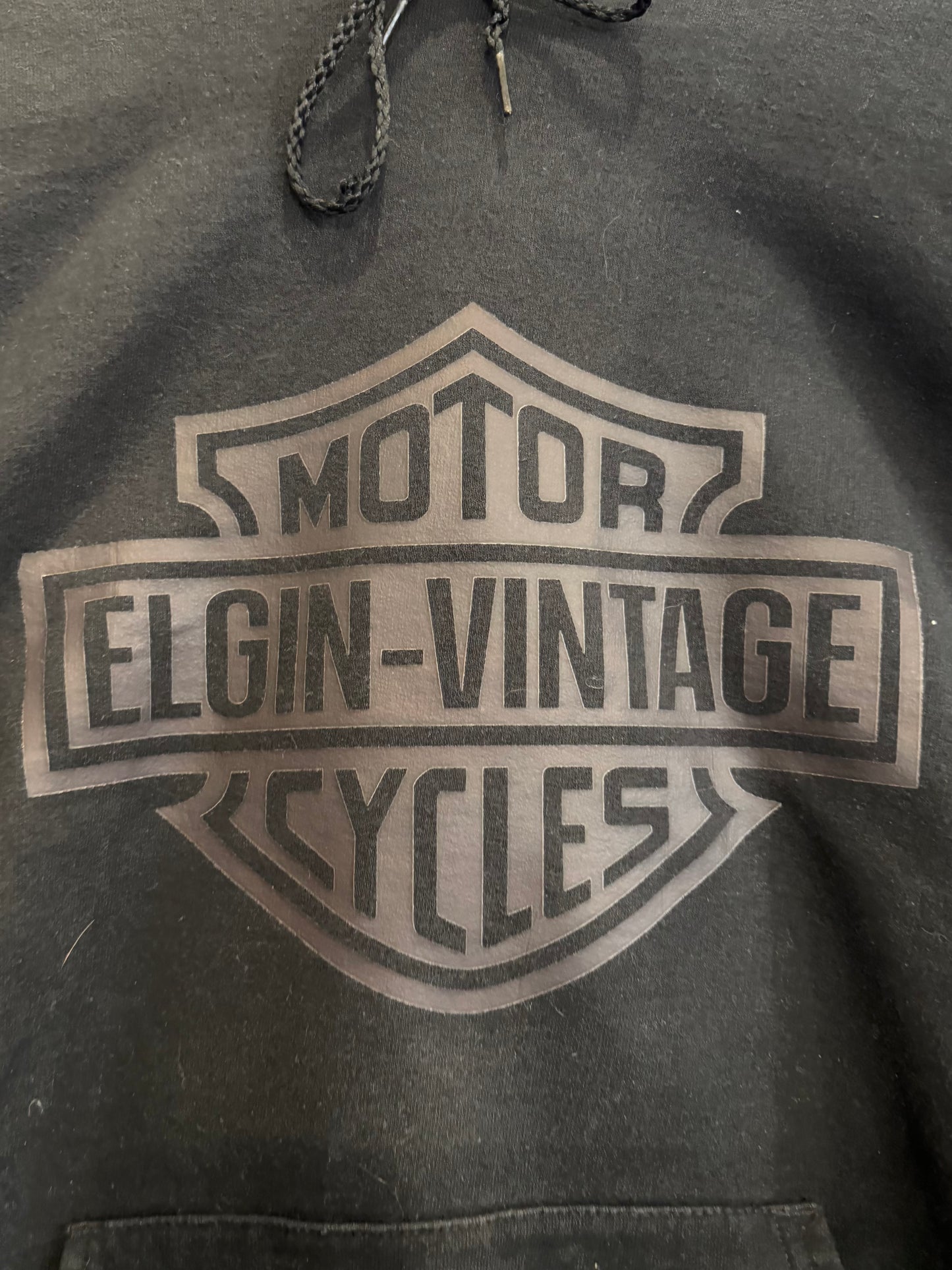 black Elgin Vintage x Harley-Davidson hoodie - XXL