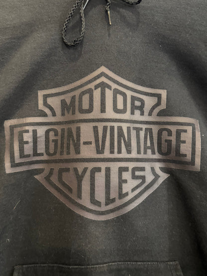 black Elgin Vintage x Harley-Davidson hoodie - XXL