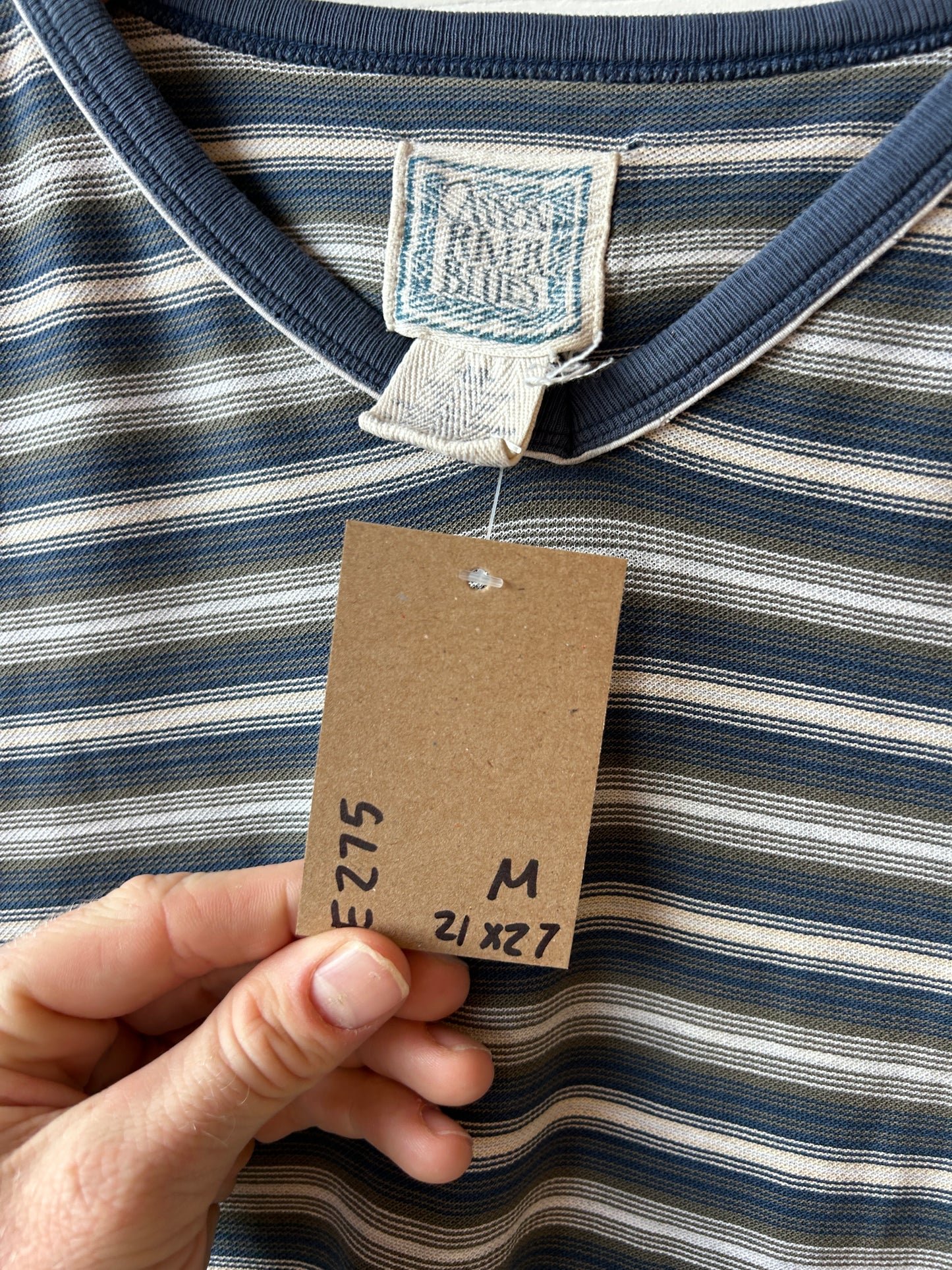 Canyon river striped tee - M