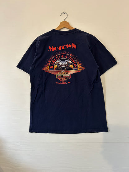 Vintage Mo-town Harley tee - M
