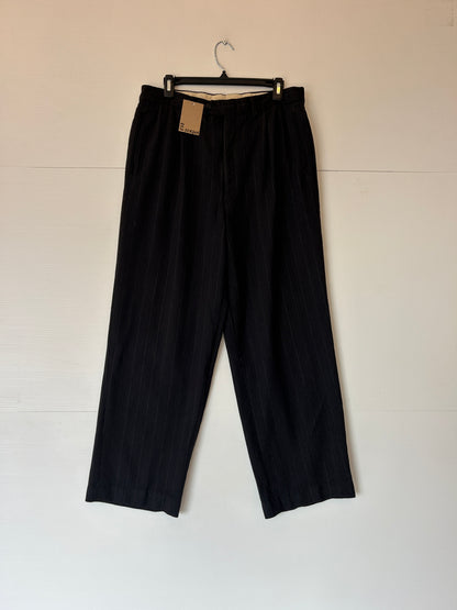 Pleated striped golf pants - 32