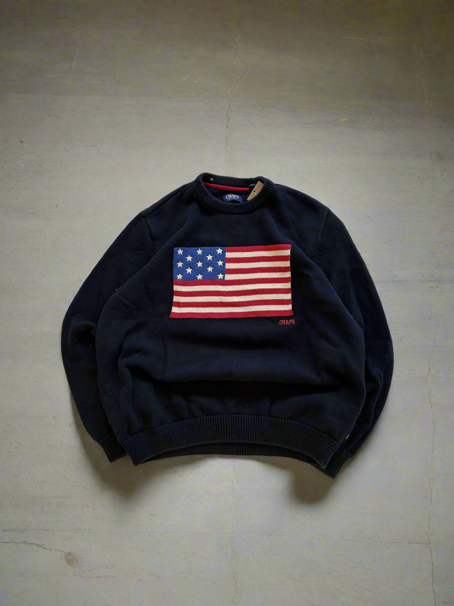 Chaps Flag sweater