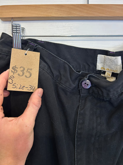 Y2K baggy Old Skool cargo shorts - 34