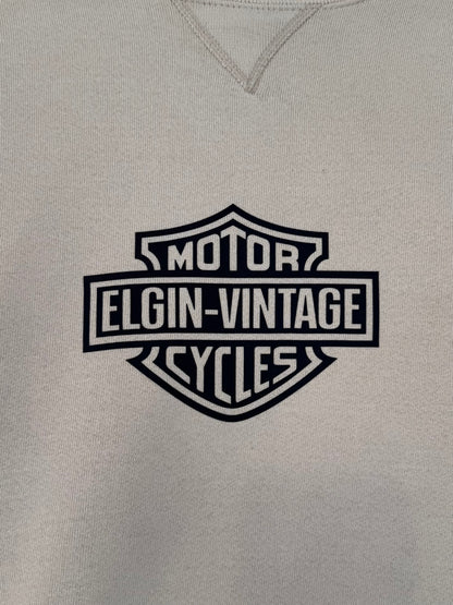 beige Russell Elgin Vintage x Harley-Davidson Crewneck - Large