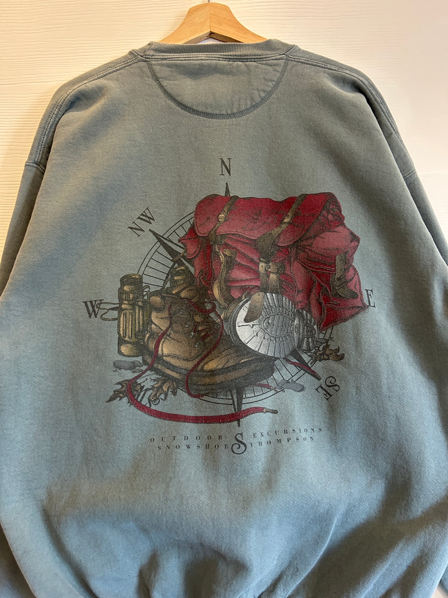 Vintage outdoor exploration crewneck - XL