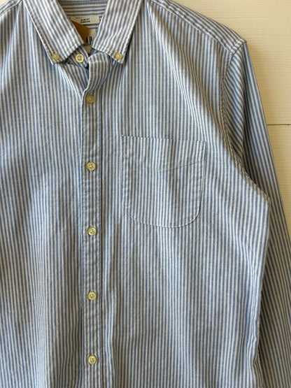 Gap striped button up - M