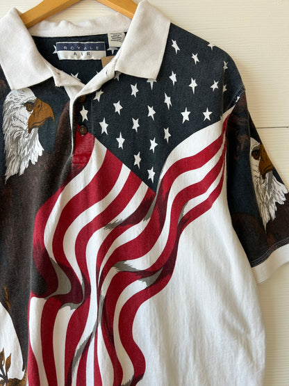 merica polo - XL