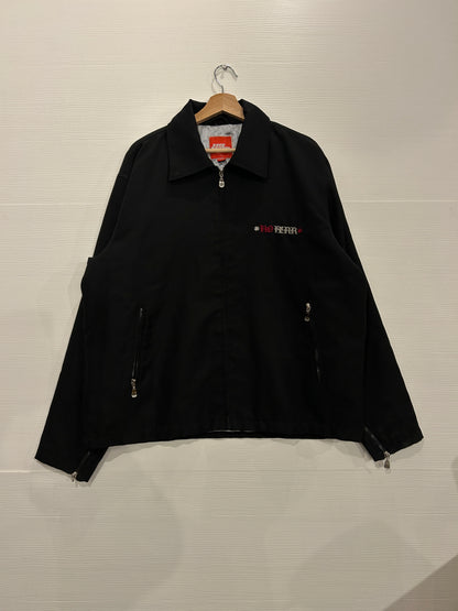 Vintage No fear cropped biker jacket