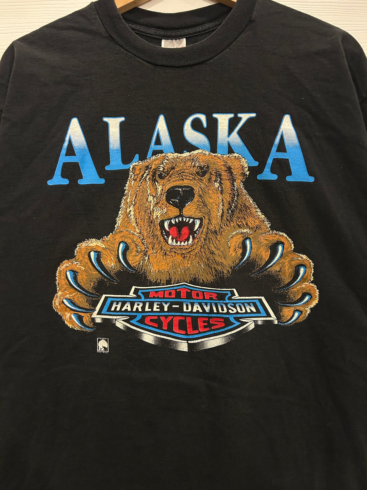 Vintage Alaska Harley tee - L