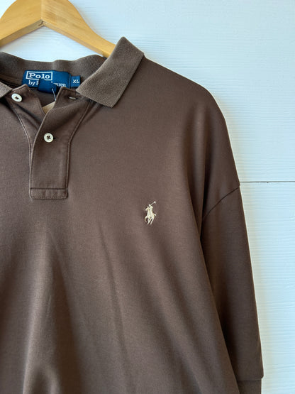 Brown Ralph Lauren polo - XL