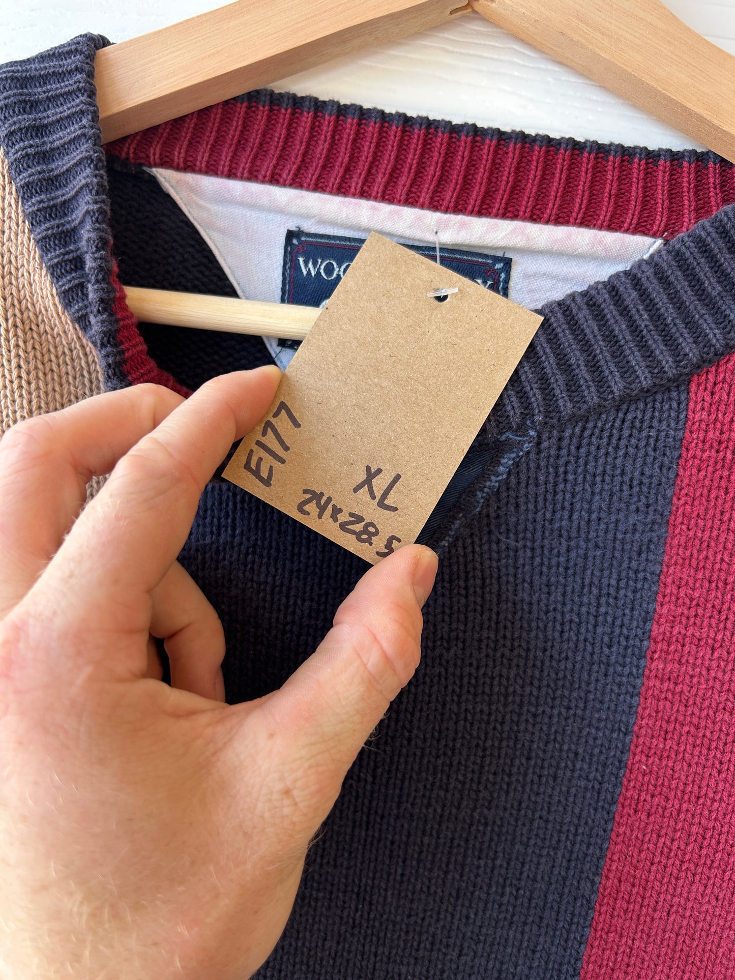 Woolrich color block sweater - XL
