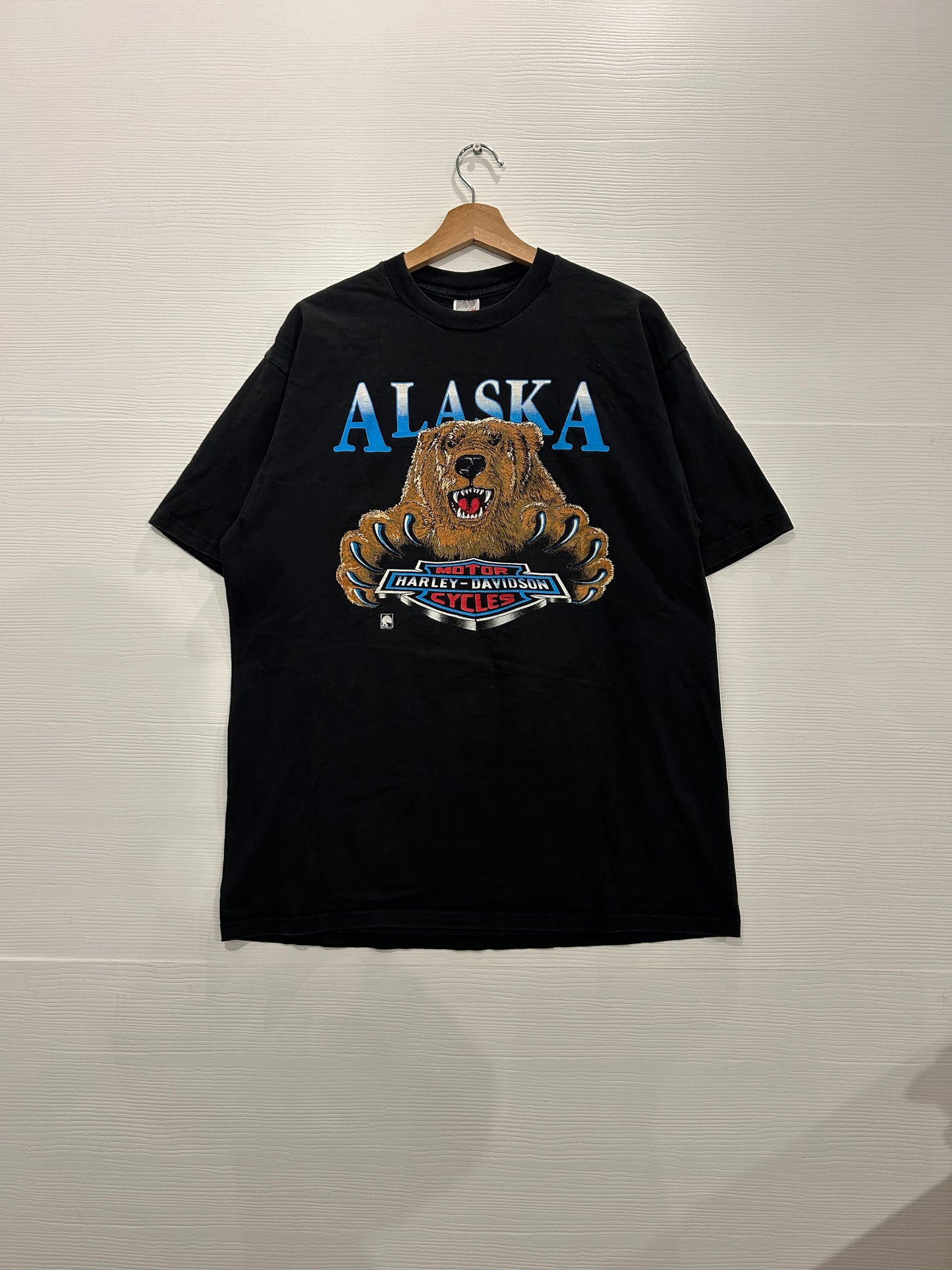 Vintage Alaska Harley tee - L