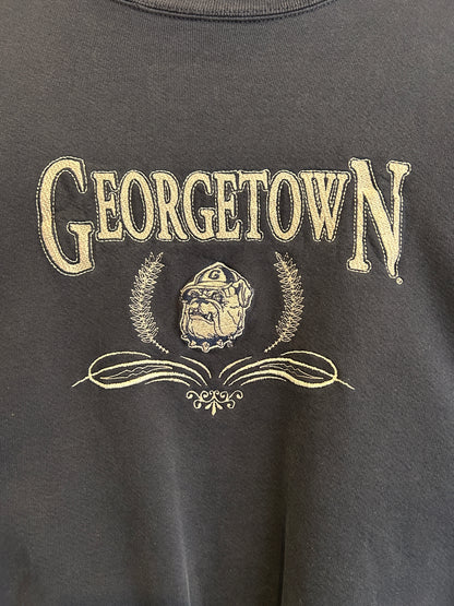 Vintage embroidered Georgetown Crewneck - XL