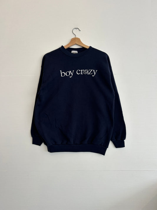 Vintage “boy crazy” crewneck