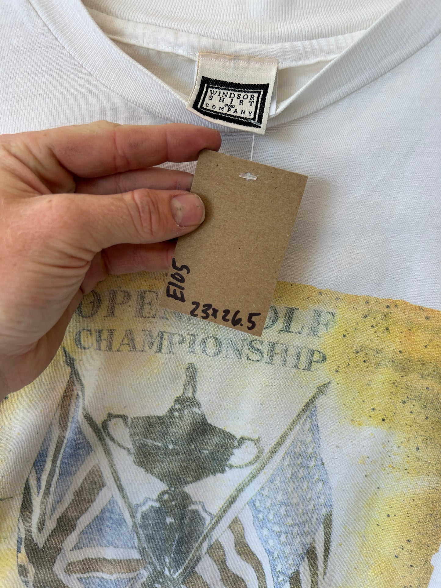 Open golf championship tee - XL