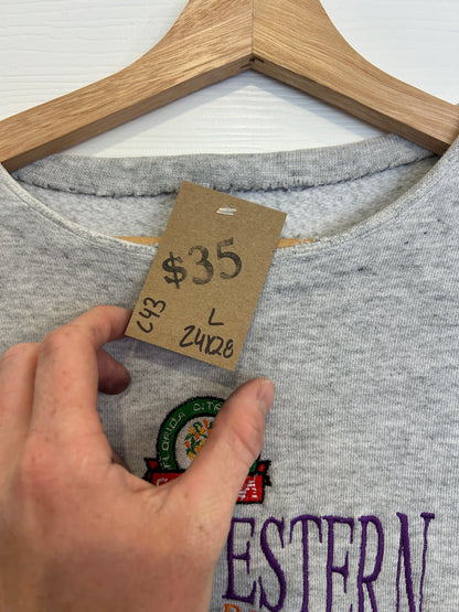 Northwestern citrus bowl crewneck - L