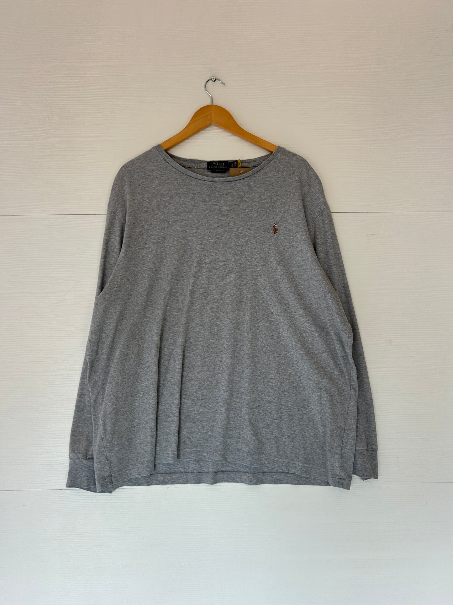 Polo grey longsleeve - XXL