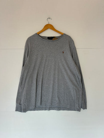 Polo grey longsleeve - XXL