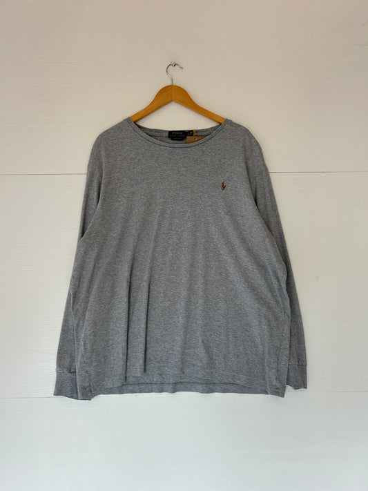 Polo grey longsleeve - XXL