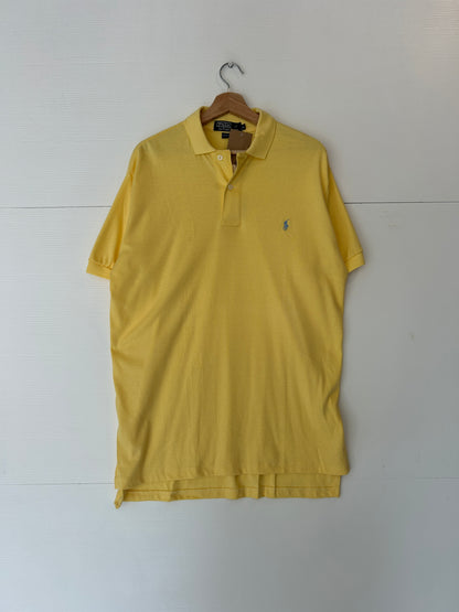Ralph Lauren yellow polo tee - XL