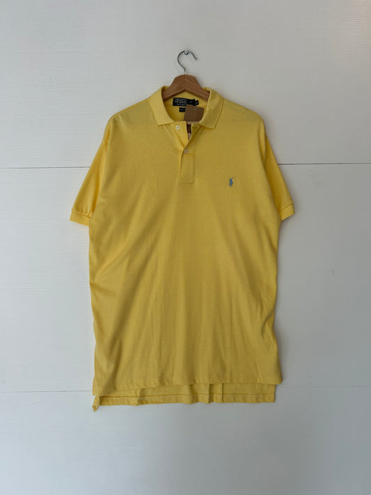 Ralph Lauren yellow polo tee - XL