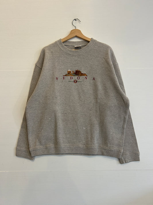 Vintage Sedona embroidered crewneck - XL