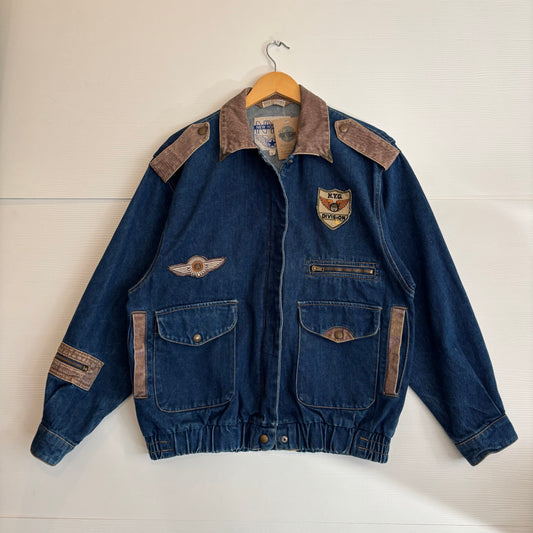 Vintage New York Girl Denim Jacket - L
