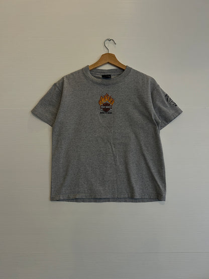 Harley embroidered baby tee - S