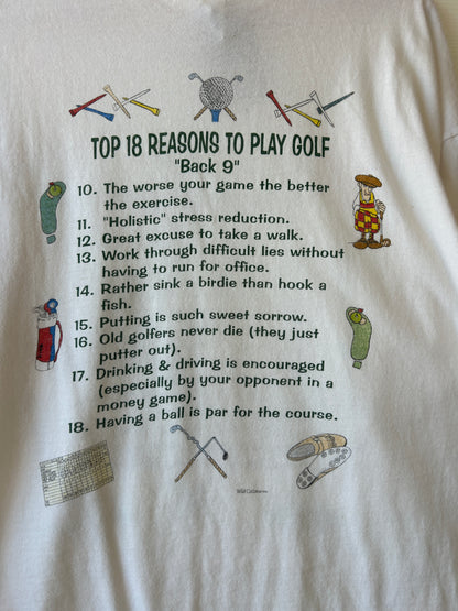 18 reasons to play golf - XL