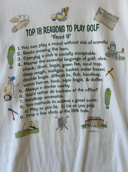 18 reasons to play golf - XL