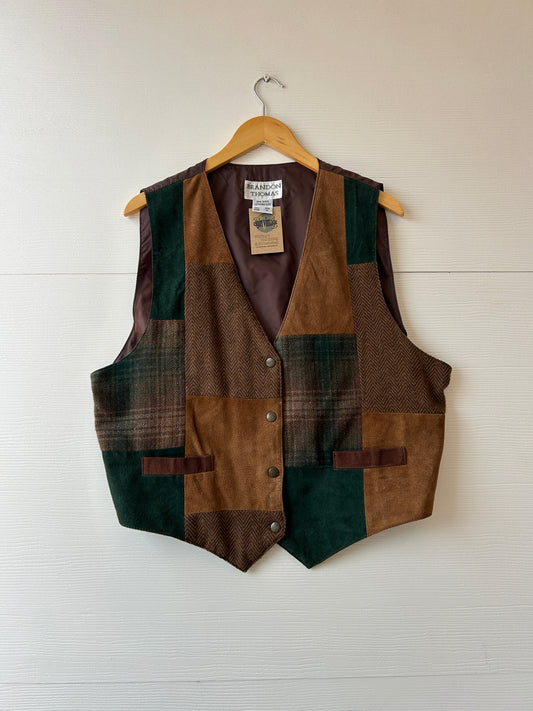 Brandon Thomas cut & sew vest - XL