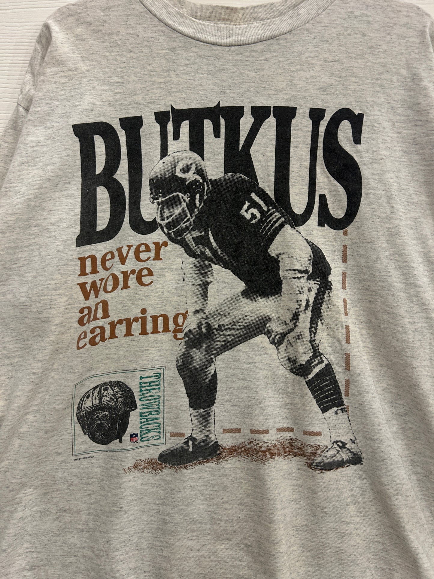 vintage chicago bears Dick Butkus graphic tee
