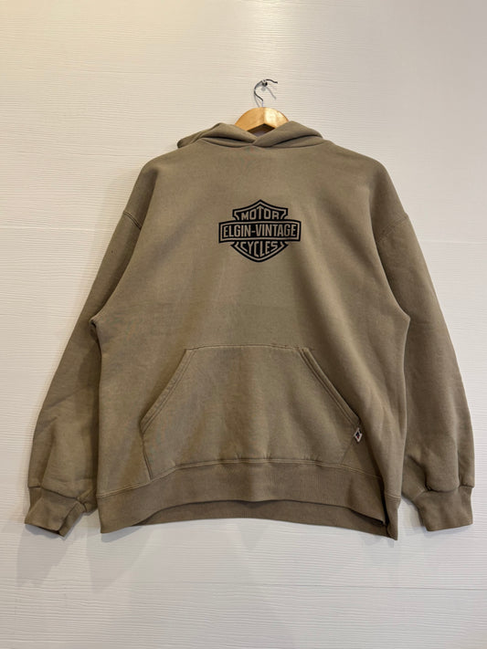 brown Russell Elgin Vintage x Harley-Davidson hoodie - L