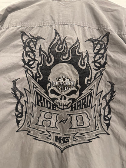 vintage Harley-Davidson button-up - XXL