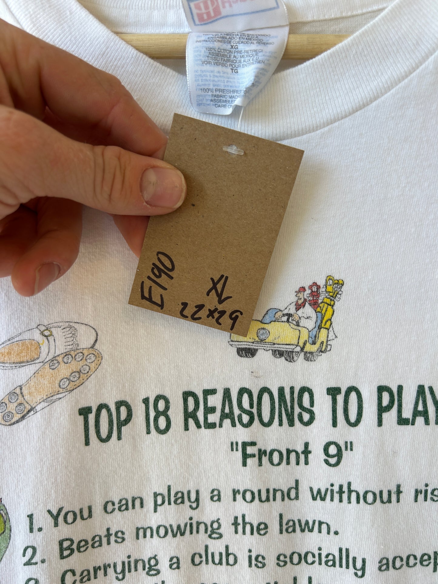 18 reasons to play golf - XL