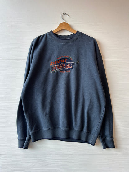Greatest golfer crewneck - L