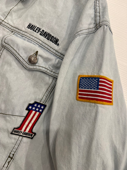 vintage Harley-Davidson USA denim jacket - XL