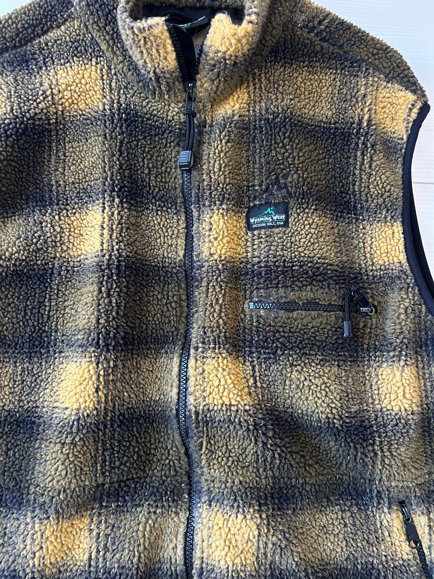 Wyoming wear golf fleece vest - L