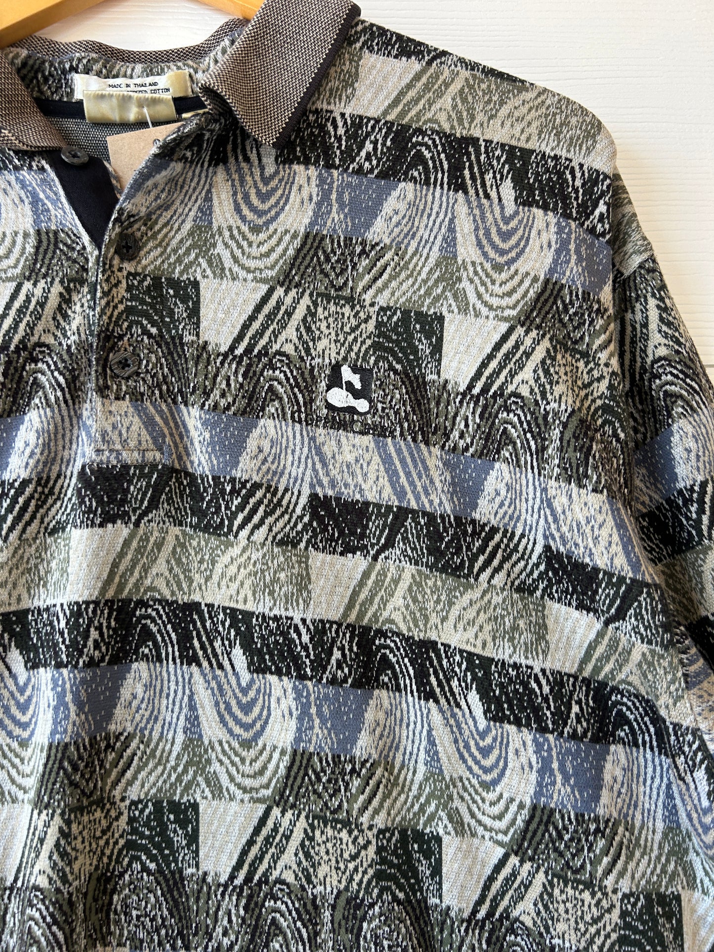 Swirl golf polo - L
