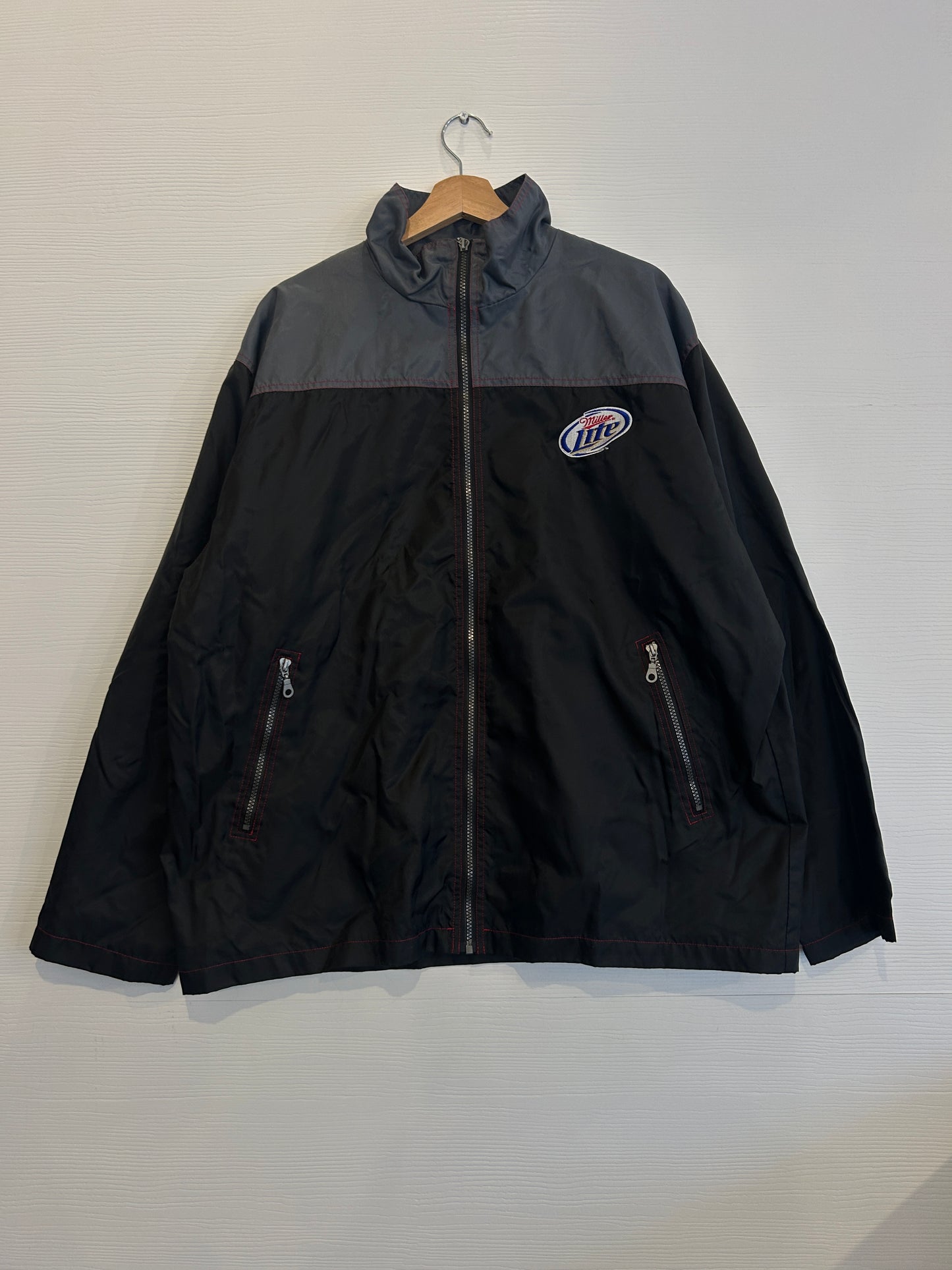 Y2K Harley x Miller Lite windbreaker - XL