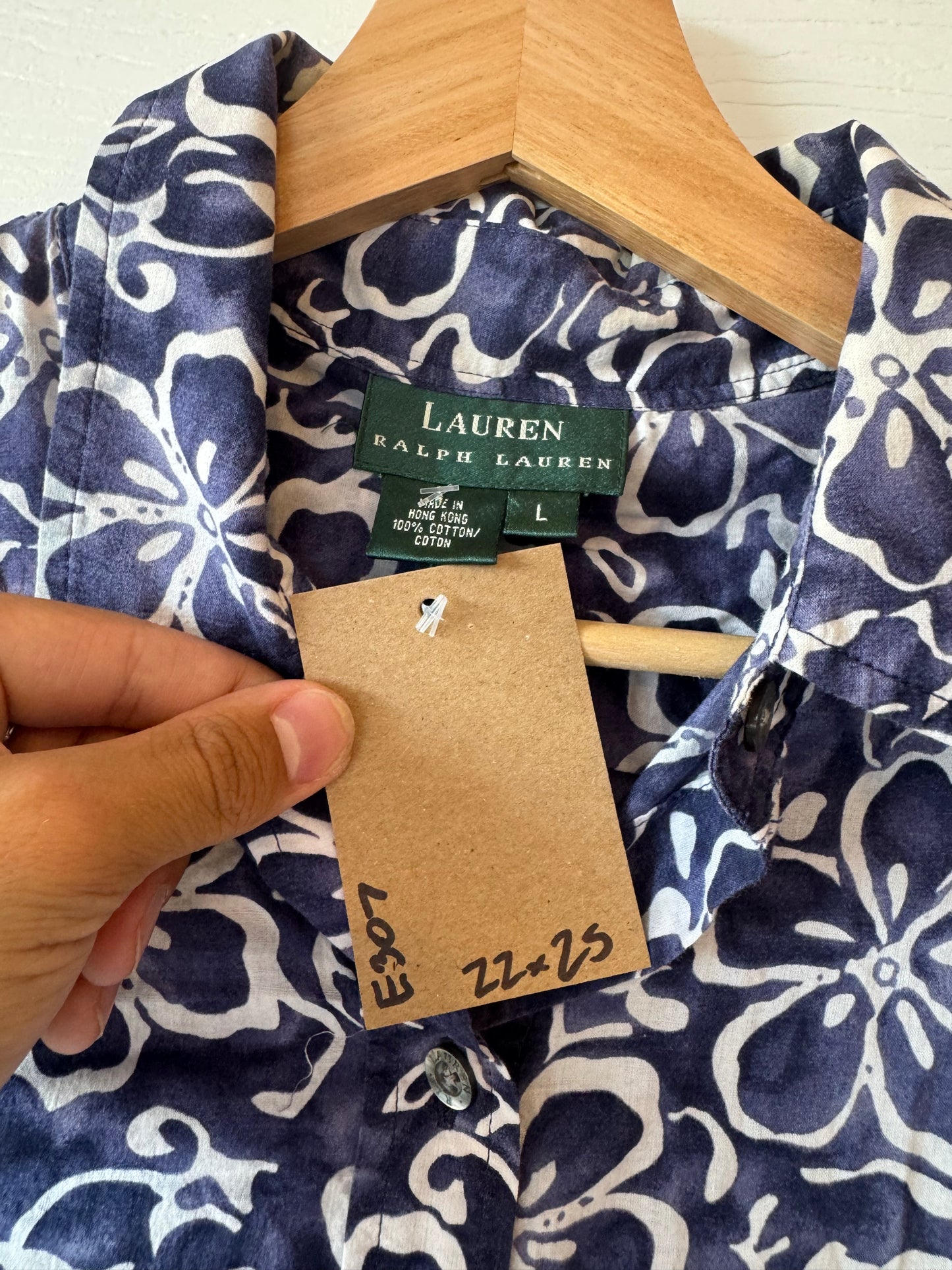 Ralph Lauren floral button-up - L