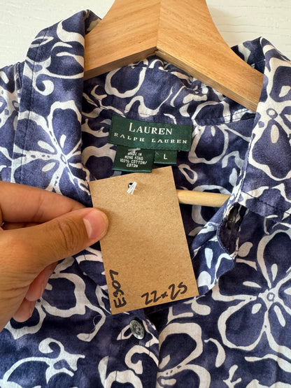Ralph Lauren floral button-up - L