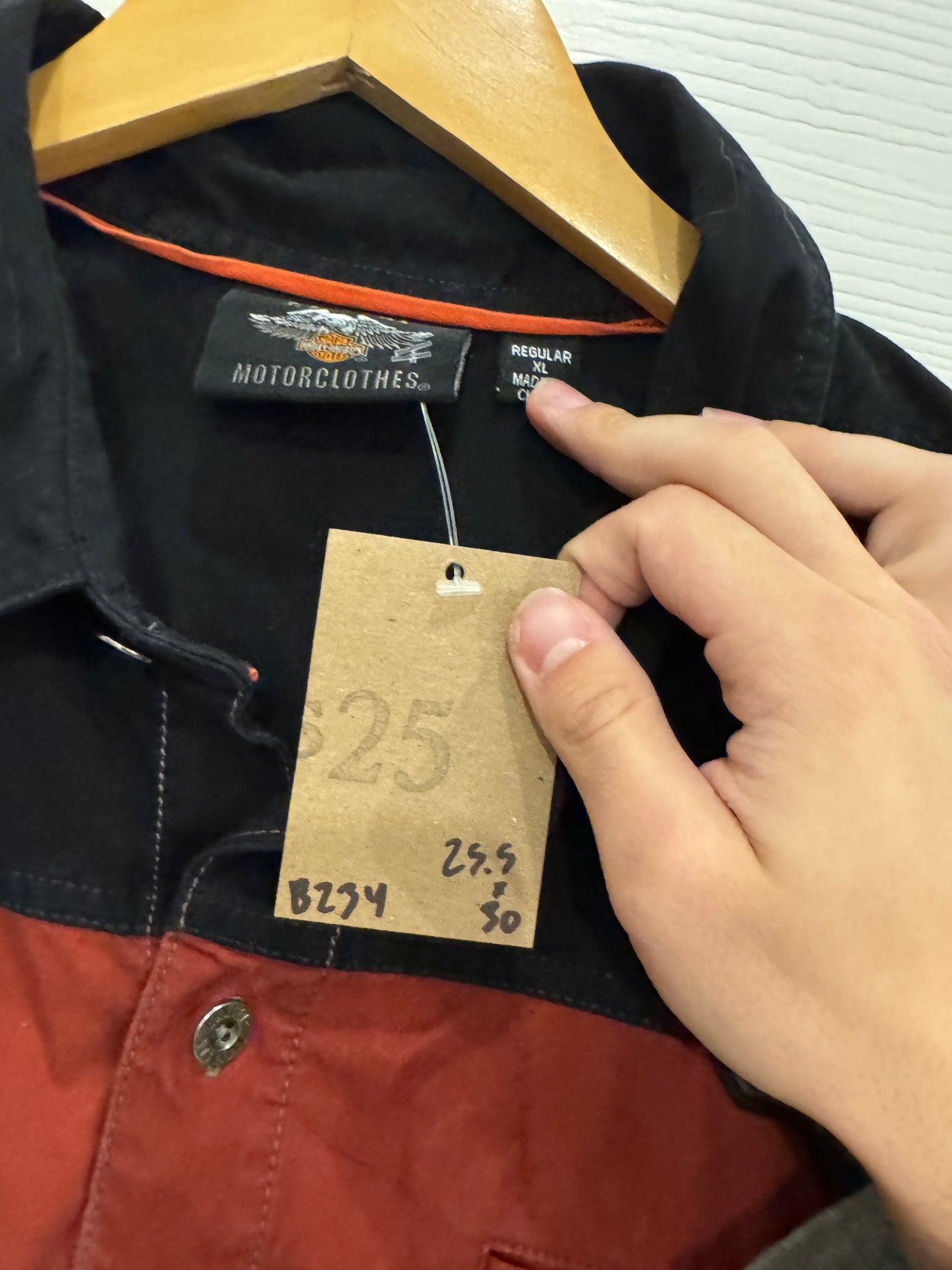 vintage Harley-Davidson V-Twin button-up - XL