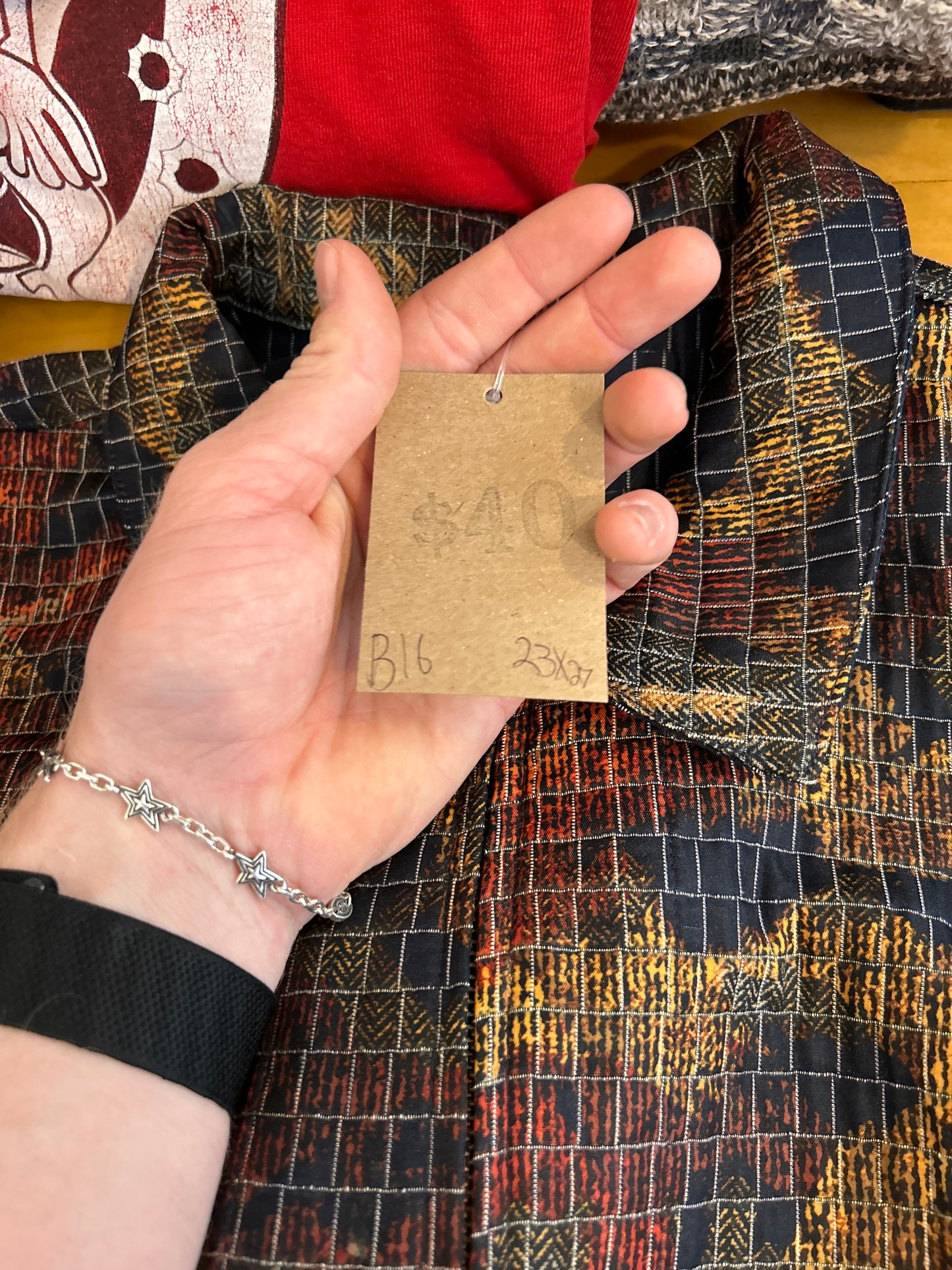 Cropped multi colored zip up reversible jacket