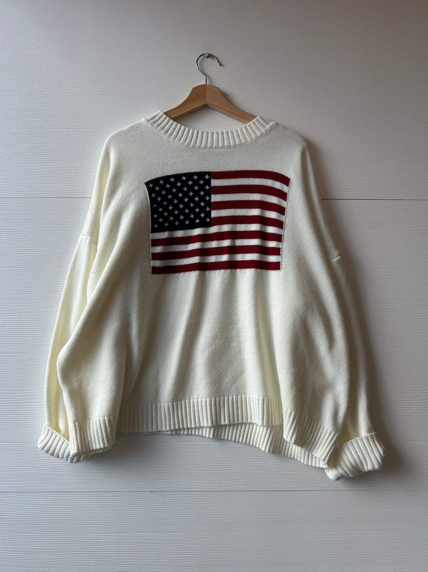 Polo style flag sweater - XL