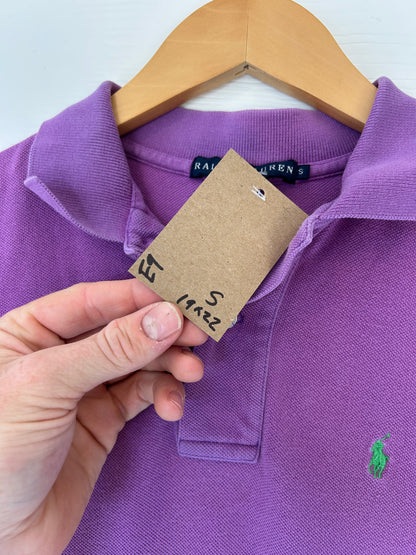 Purple Ralph Lauren polo tee - S