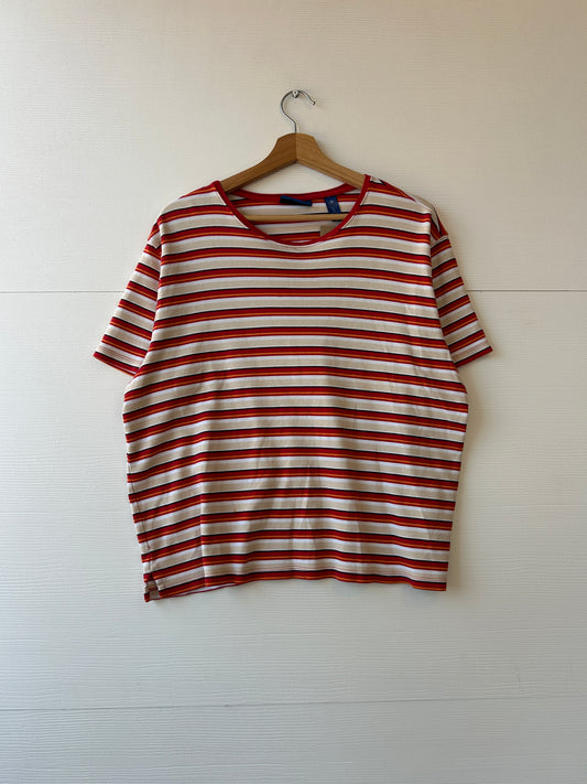 Striped tee - L