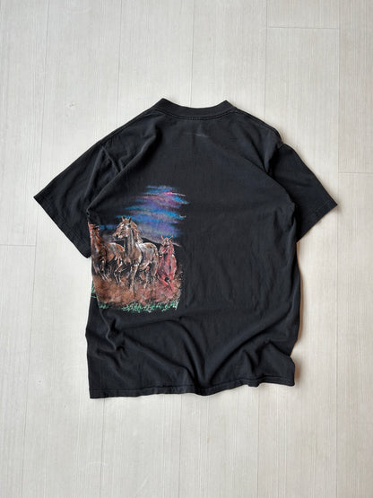 Vtg nature horse tee